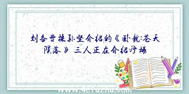 刘备曹操孙坚介绍的《卧龙:苍天陨落》